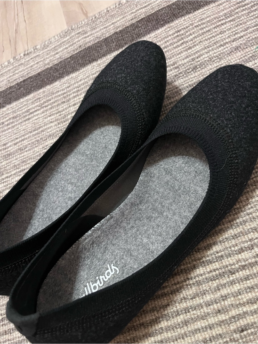 Allbirds Women's Black Wool Breezer Flats